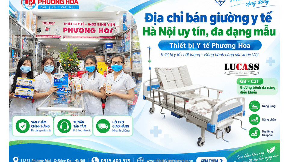 Địa chỉ bán giường y tế Hà Nội uy tín, đa dạng mẫu